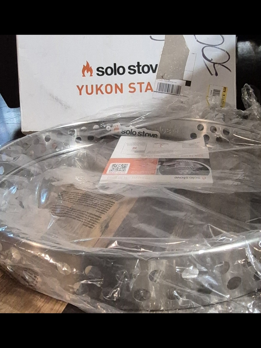 Solo Stove Yukon Stainless Steel Fire Pit Ring - Silver